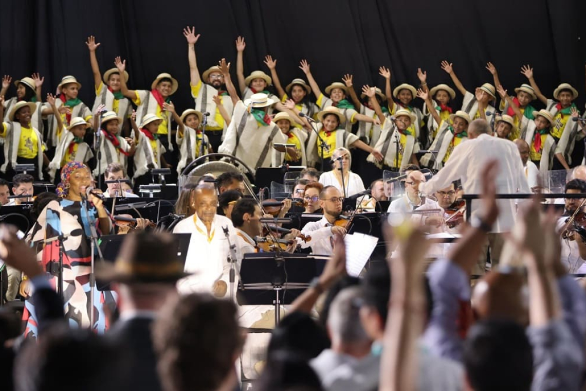 Sonidos para la Construcción de Paz brilló en el concierto inaugural de la COP 16