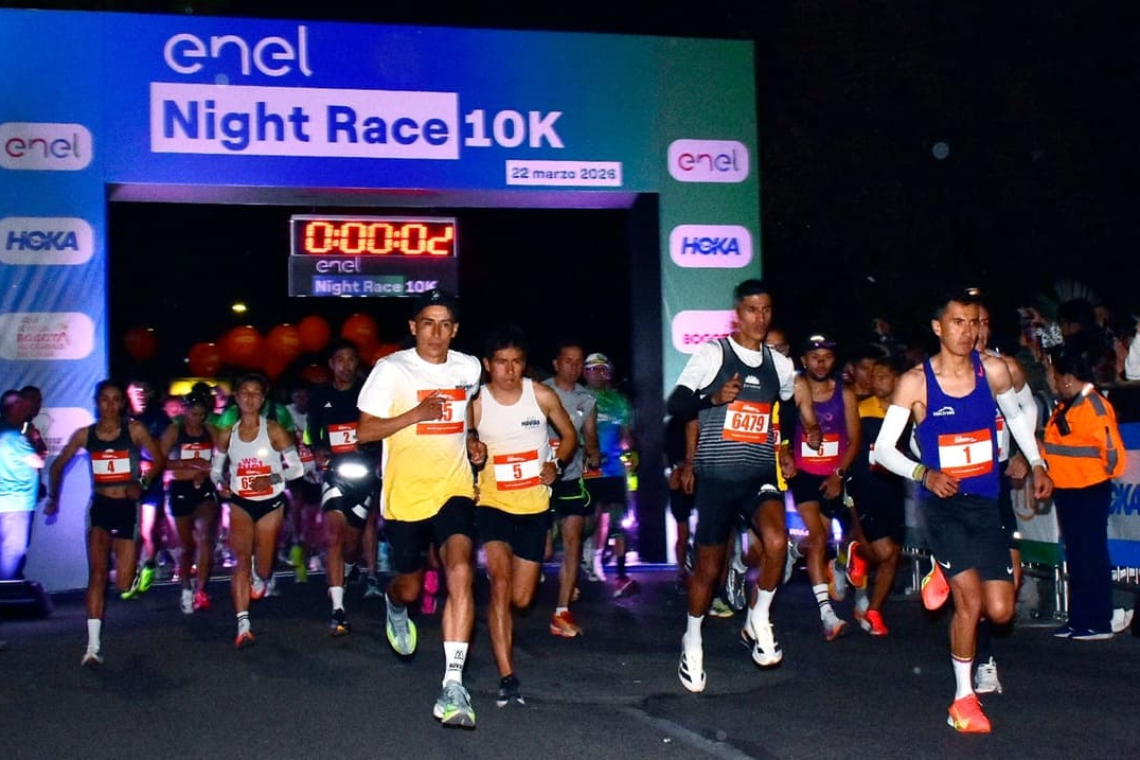 11 mil corredores vibraron al ritmo de las luces bogotanas